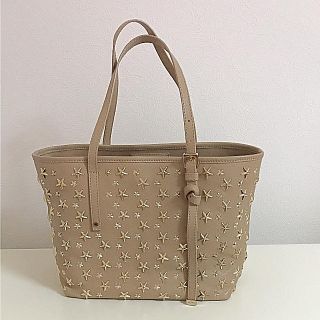 ジミーチュウ(JIMMY CHOO)の新品同様 ジミーチュウ サシャ S SASHA(トートバッグ)