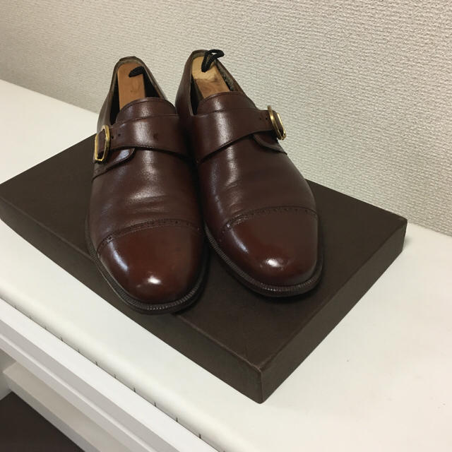 Ferragamo - フェラガモ・モンクストラップ・シューズ(紳士革靴 6.5/3E)