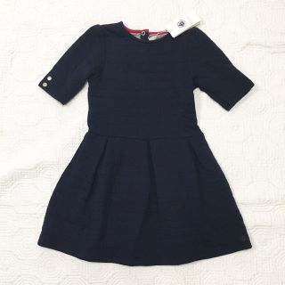 プチバトー(PETIT BATEAU)の新品プチバトー チュビックキルティングワンピース8ans126センチ 120 (ワンピース)