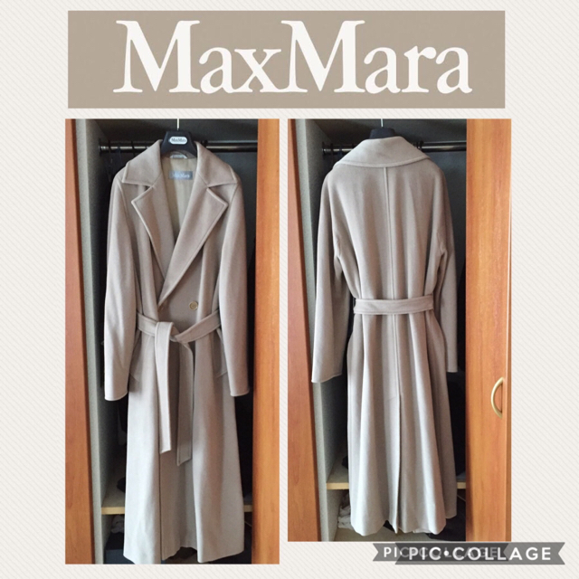 Max Mara(マックスマーラ)の【美品】♡MAXMARA キャメルコート レディースのジャケット/アウター(ロングコート)の商品写真