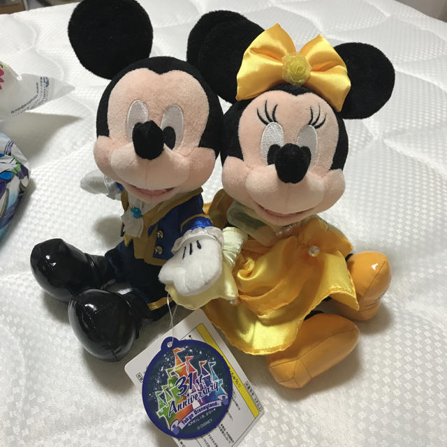 Disney(ディズニー)のミッキーミニー 美女と野獣ver. TDL30th エンタメ/ホビーのおもちゃ/ぬいぐるみ(キャラクターグッズ)の商品写真