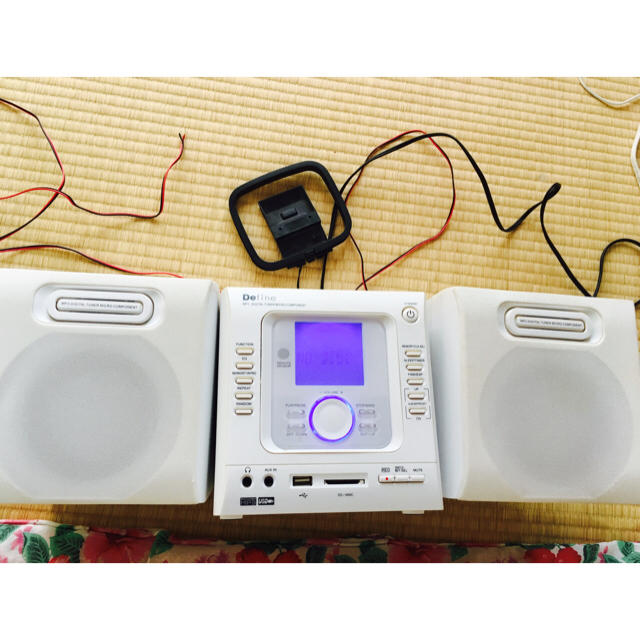 【おすすめ】CDMD/MP3コンポ スマホ/家電/カメラのオーディオ機器(その他)の商品写真