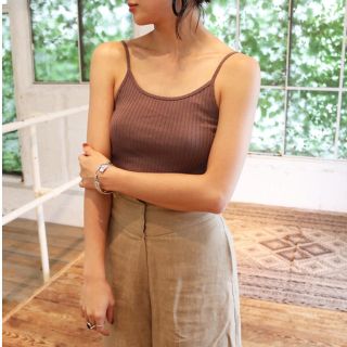 トゥデイフル(TODAYFUL)のHealthy Rib Camisole(キャミソール)