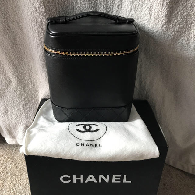 激安大放送 シャネル CHANEL バニティ ポーチ バッグ ラムスキン