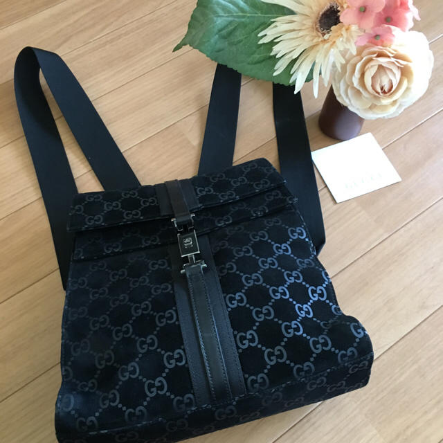 Gucci(グッチ)のそのこ様専用 グッチ GUCCI スエード リュックサック レディースのバッグ(リュック/バックパック)の商品写真