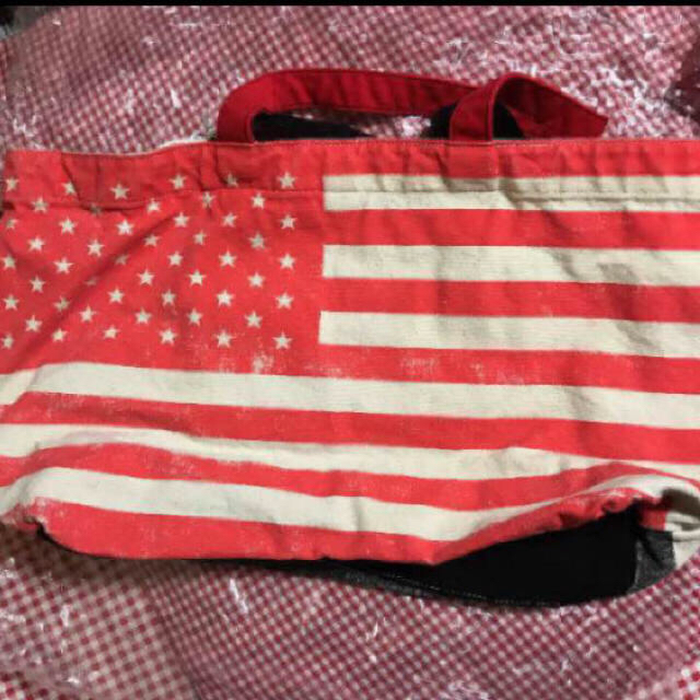 Jewelna Rose(ジュエルナローズ)のJEWELNA ROSE アメリカ国旗トートバッグ レディースのバッグ(トートバッグ)の商品写真