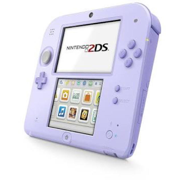 ニンテンドー2DS(ニンテンドー2DS)の2DS ラベンダー エンタメ/ホビーのゲームソフト/ゲーム機本体(携帯用ゲーム機本体)の商品写真