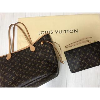 ルイヴィトン(LOUIS VUITTON)のネヴァーフルMM♡未使用ポーチ付き(トートバッグ)