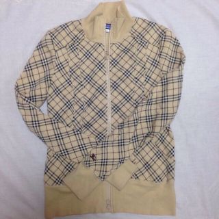 バーバリーブルーレーベル(BURBERRY BLUE LABEL)のBURBERRY BLUE LABEL パーカー 羽織り 裏起毛トップス(パーカー)