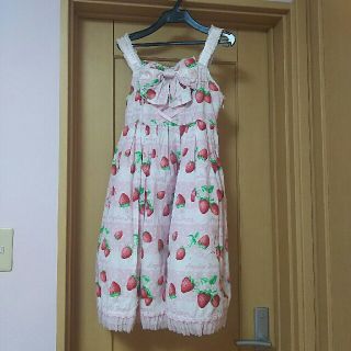 AngelicPretty いちごミルフィーユJSK 赤 - electricistas.cl