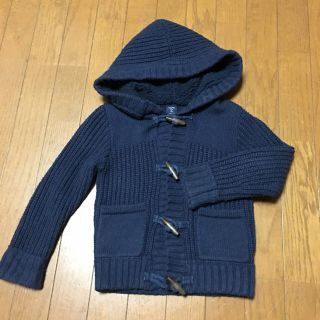 ベビーギャップ(babyGAP)のgap ニットダッフル 美品(ジャケット/上着)