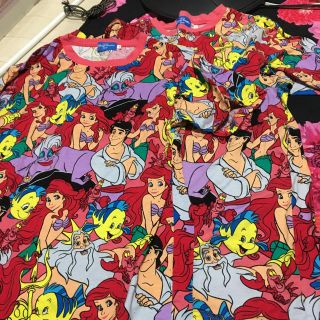 ディズニー(Disney)のペアルック💕アリエル💕ディズニー💕(Tシャツ(半袖/袖なし))