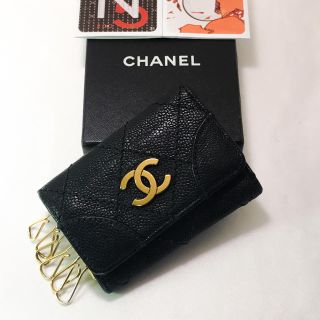 シャネル(CHANEL)のCHANEL キャビアスキン 6連キーケース(キーケース)