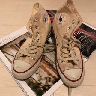 コンバース(CONVERSE)のコンバース ベージュ   23.0 (スニーカー)