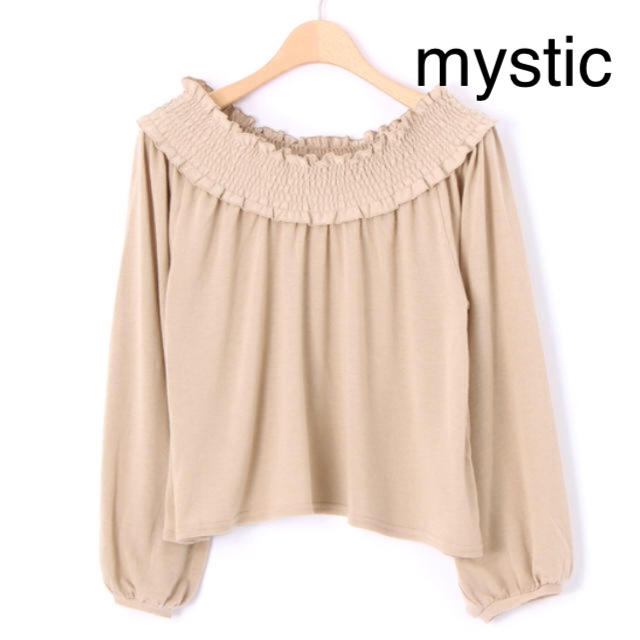 mystic(ミスティック)の新品❁﻿ミスティック シャーリングオフショルダー レディースのトップス(カットソー(長袖/七分))の商品写真