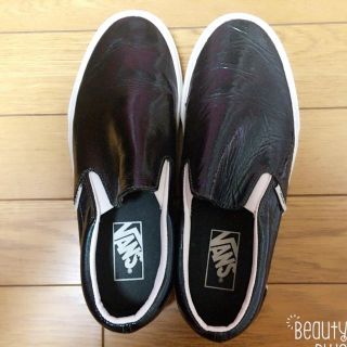 ヴァンズ(VANS)の送料込！アメリカンラグシーVANSスリッポン24cm(スリッポン/モカシン)