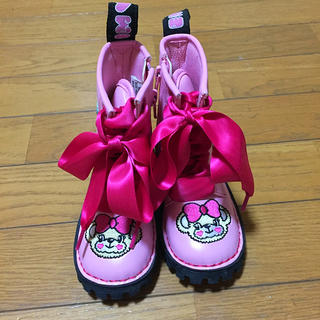アースマジック(EARTHMAGIC)のアースマジック❤︎エンジニアブーツ【pink】(ブーツ)