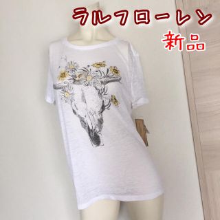 デニムアンドサプライラルフローレン(Denim & Supply Ralph Lauren)の送料込み♬デニム&サプライラルフローレン♬ジラフ柄Tシャツ(Tシャツ(半袖/袖なし))