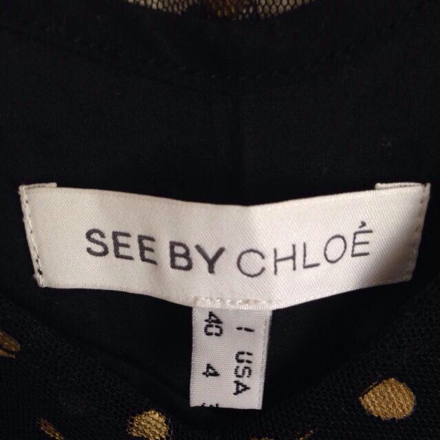 SEE BY CHLOE(シーバイクロエ)のSEEBYCHLOEワンピース レディースのワンピース(ミニワンピース)の商品写真