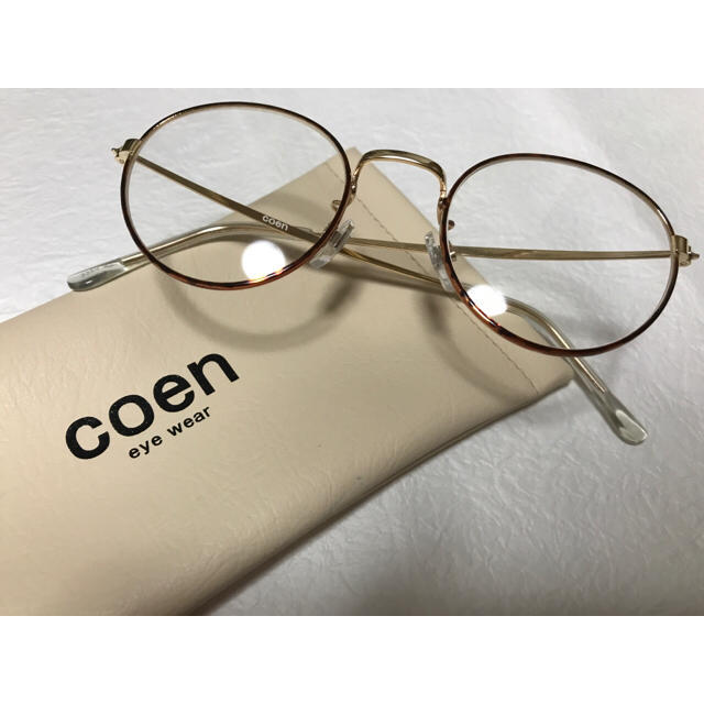coen(コーエン)のcoen 伊達メガネ ユニセックス レディースのファッション小物(サングラス/メガネ)の商品写真