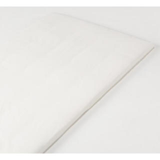 ムジルシリョウヒン(MUJI (無印良品))の無印良品 インド綿高密度ホテル仕様 敷ふとんカバー 白 145x230cm(シーツ/カバー)
