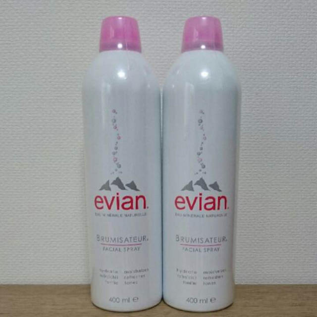 evian エビアン 化粧水スプレー 400ml 2本セットの通販 by Smile's shop｜ラクマ