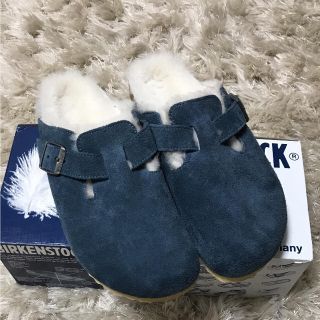 ビルケンシュトック(BIRKENSTOCK)の【マルボロ様専用】BIRKENSTOCK Boston ブルーグレー 39(サンダル)