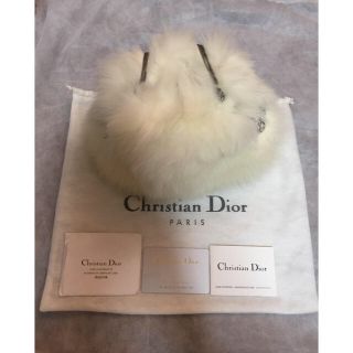 クリスチャンディオール(Christian Dior)のクリスチャン ディオール ファーバッグ(ハンドバッグ)