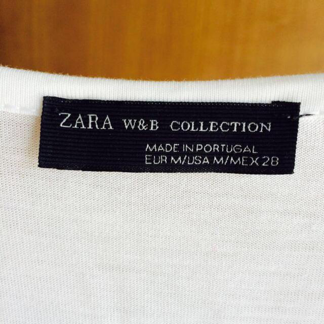 ZARA(ザラ)のZARAドレープカットソー レディースのトップス(Tシャツ(半袖/袖なし))の商品写真