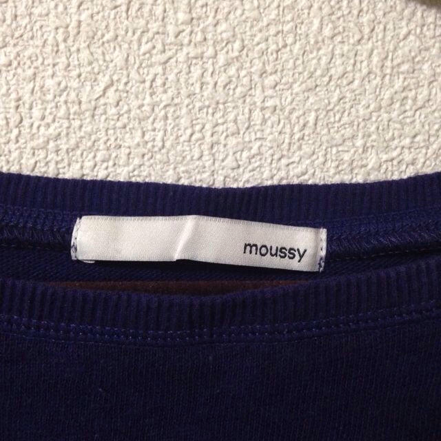 moussy(マウジー)のmoussyスウェット×シフォンペプラム レディースのトップス(カットソー(半袖/袖なし))の商品写真