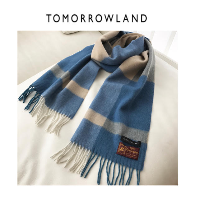 TOMORROWLAND - トゥモローランド☆カシミヤ100 マフラーの通販 by