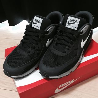 ナイキ(NIKE)の正規品 NIKE Air Max 90 ナイキ エアマックス 黒 白 灰色 (スニーカー)