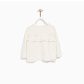 ザラキッズ(ZARA KIDS)のzarababy フリルスウェットシャツ(Tシャツ/カットソー)