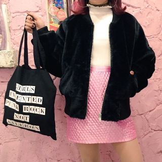 エーディージー(A.D.G)の【お値下げしました】 FUR MA-1 JACKET(ブルゾン)