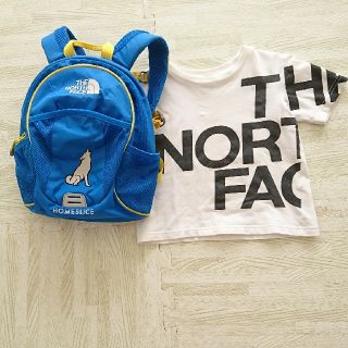 ザノースフェイス(THE NORTH FACE)のリュックとTシャツ(リュックサック)