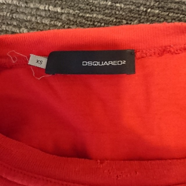 DSQUARED2(ディースクエアード)の難あり。Dsquared2の赤ティシャツ☆ レディースのトップス(Tシャツ(半袖/袖なし))の商品写真