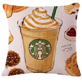 スターバックスコーヒー(Starbucks Coffee)のスターバックス クッションカバー フラペチーノ(クッションカバー)