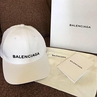 バレンシアガ(Balenciaga)の正規品☆新品未使用 BALENCIAGAバレンシアガ キャップ 白(キャップ)