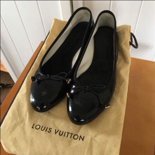 ルイヴィトン(LOUIS VUITTON)の【LOUIS VUITTON】ラウンドトゥリボンフラットシューズ(ハイヒール/パンプス)