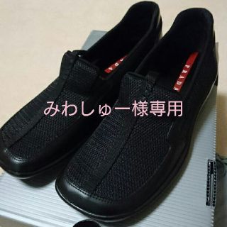 プラダ(PRADA)のP☆新品未使用☆PRADA(プラダ) ナイロン×レザー素材ローファー(ローファー/革靴)