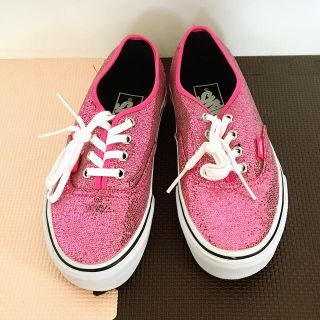 ヴァンズ(VANS)のVANS ピンクラメスニーカー(スニーカー)