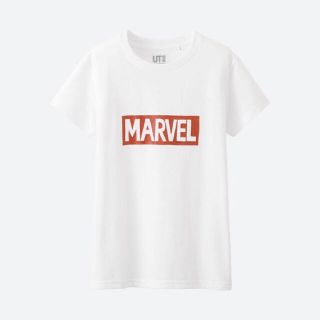 ユニクロ(UNIQLO)のユニクロ UT マーベル Marvel ロゴ レディースM スパイダーマン(Tシャツ(半袖/袖なし))