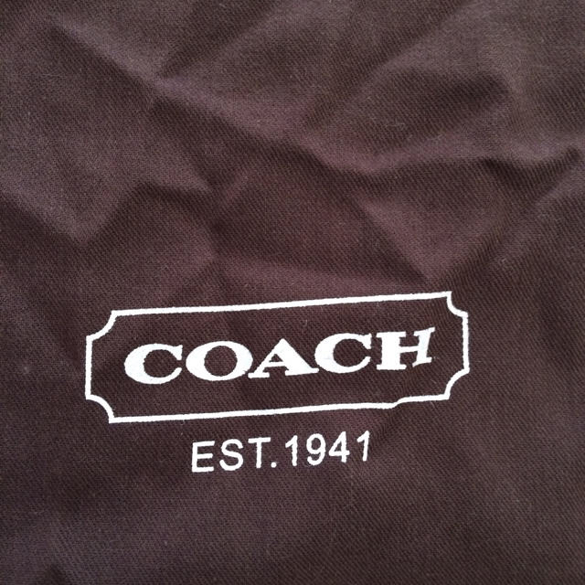 COACH(コーチ)のcoachのバックの袋 レディースのバッグ(ショップ袋)の商品写真