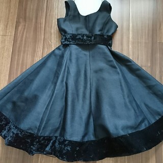 ベベ(BeBe)のドレス 130cm 黒(ドレス/フォーマル)