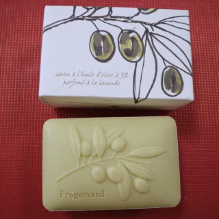 フラゴナール(Fragonard)の日本未発売！Fragonardフラゴナール石けんオリーブオイル3％入り300g(ボディソープ/石鹸)