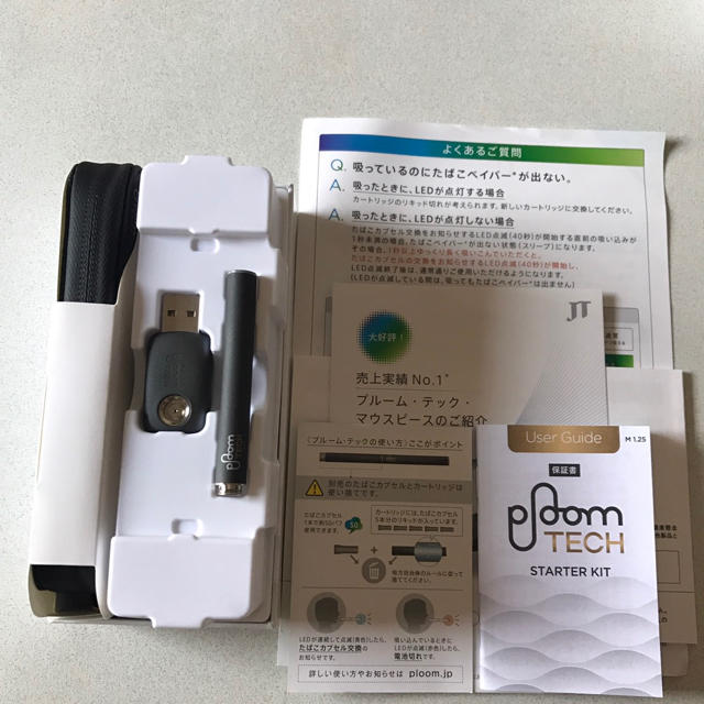 PloomTECH(プルームテック)のプルームテック 中古 スターターキット メンズのファッション小物(タバコグッズ)の商品写真