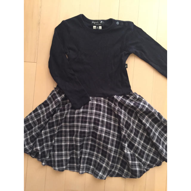 agnes b.(アニエスベー)のアニエス・ベー ワンピース 120 キッズ/ベビー/マタニティのキッズ服女の子用(90cm~)(ワンピース)の商品写真