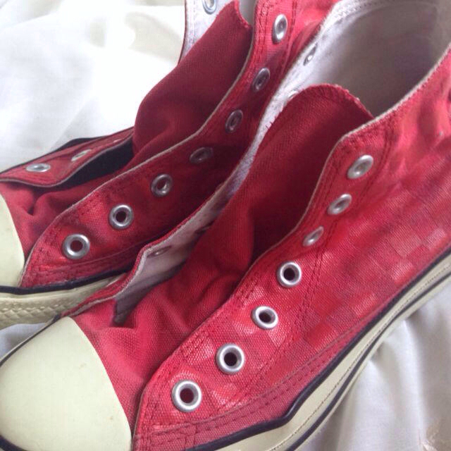 CONVERSE(コンバース)のコンバース赤 レディースの靴/シューズ(スニーカー)の商品写真