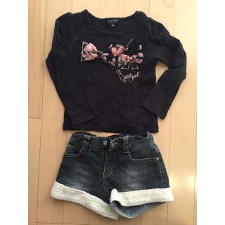 ジルバイジルスチュアート(JILL by JILLSTUART)のジルスチュアート ロンT ショートパンツ110(Tシャツ/カットソー)