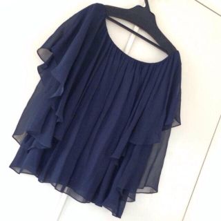 グレースコンチネンタル(GRACE CONTINENTAL)のグレース♡ネイビーtops(シャツ/ブラウス(長袖/七分))